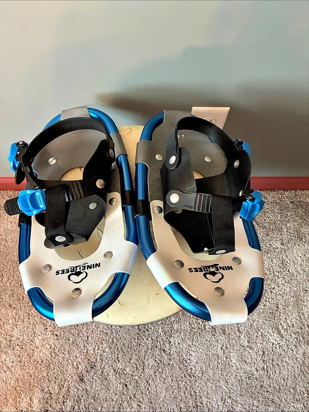 Nine Trees Kids Snowshoes Blue & Black Pair